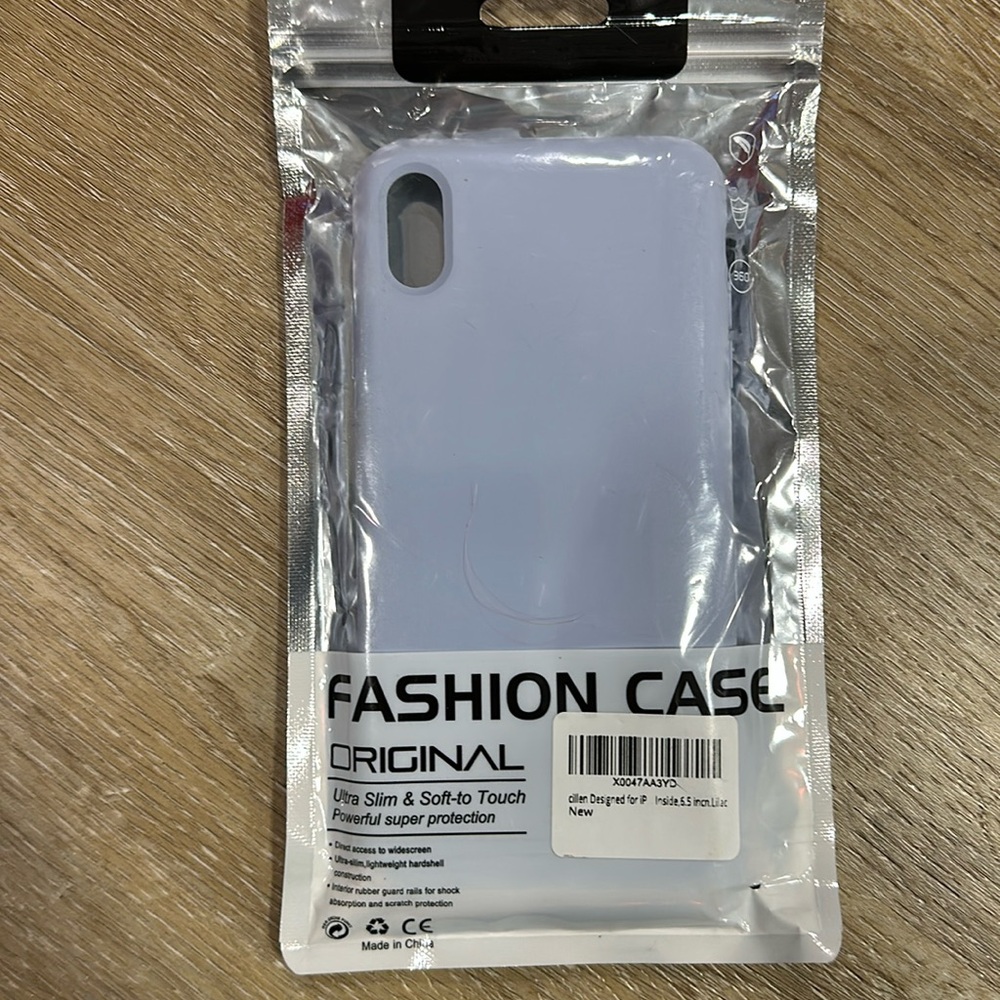 IPhone XS Max Fashion Case -- lilac purple